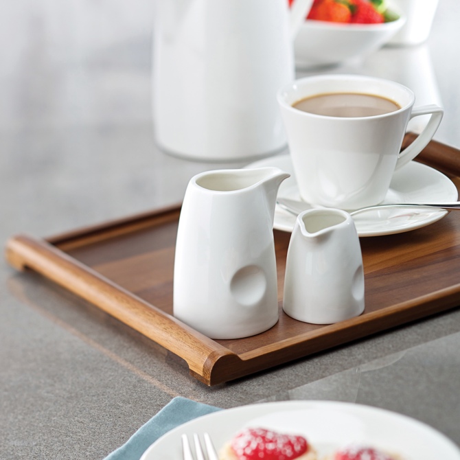 Acacia Rolled Edged Tray 34 x 22cm