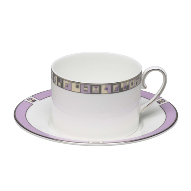 Clarity Tea Cup Saucer 6inch / 15.5cm