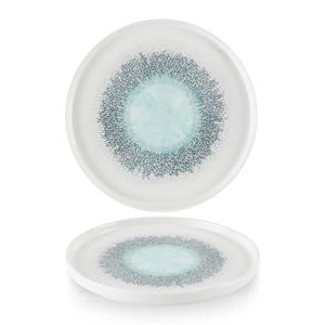 Studio Prints Fusion Aquamarine Chefs` Walled Plate 8.25inch / 21cm