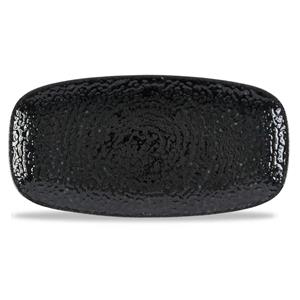 Studio Prints Homespun Chroma Carbon Chefs` Oblong Plate 11.75inch x 6inch / 29.8 x 15.3cm