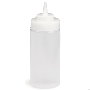 Widemouth Squeeze Bottle Clear 8oz / 235ml