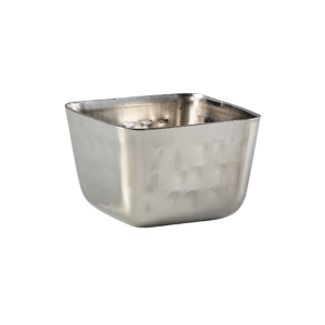 GenWare Stainless Steel Square Hammered Ramekin 2.5oz / 71ml