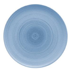 Modern Rustic Coupe Plate Blue 20cm