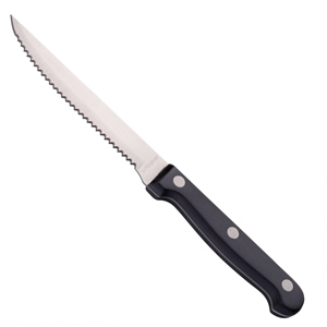 Steak Knife Black Poly Handle