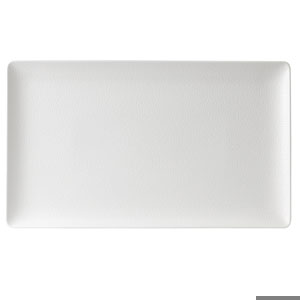 Purity Pearls Light Rectangular Plates 13inch / 34cm