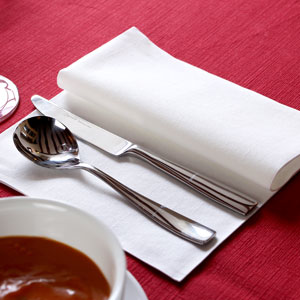 Dunisoft Napkins White 40 x 40cm