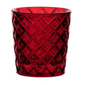 Criss Cross Red Nightlight Holder