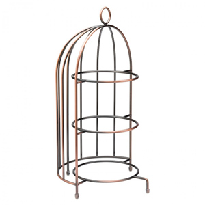 Utopia Birdcage Plate Stand 17.5 x 8.75&quot; (44 x 22cm)