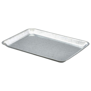 Galvanised Steel Serving Tray 31.5 x 21.5 x 2cm