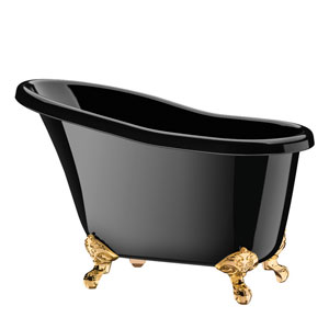 Black &amp; Gold Bath Tub Champagne Bucket