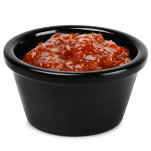 Melamine Ramekin Black 2oz