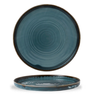 Harvest Blue Walled Plate 26cm