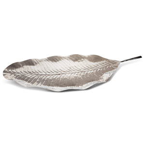 Silver Leaf Design Platter 35.4inch / 90cm