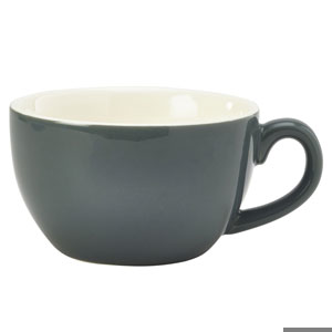 Royal Genware Bowl Shaped Cup Grey 6oz / 170ml