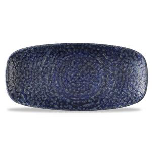 Homespun Chroma Twilight Chefs Oblong Plate 11.75inch x 6inch / 29.85 x 15.25cm 