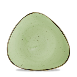 Stonecast Sage Green Triangle Plate 9inch / 22.9cm