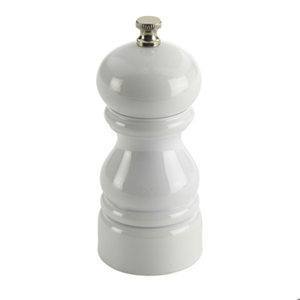 GenWare White Salt or Pepper Grinders 12.7cm