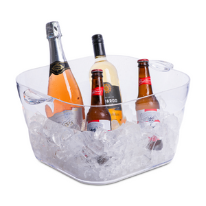 Glacier Giant Acrylic Square Party Tub