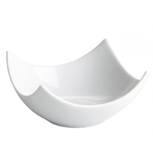 Moonlight Scalloped Edge Square Serving Bowl 7cm