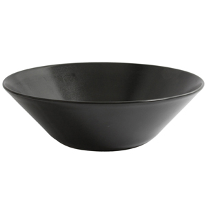 Midnight Serving Bowl Black 24cm