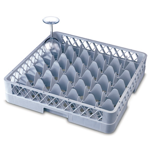 36 Compartment Glass Rack