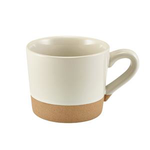 GenWare Kava White Stoneware Coffee Cup 12oz / 340ml