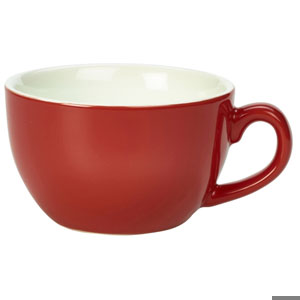 Royal Genware Bowl Shaped Cup Red 6oz / 170ml