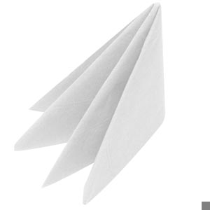 Swantex White Napkins 40cm 3ply