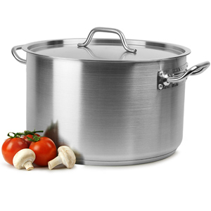 Genware Casserole Pot &amp; Lid 31ltr