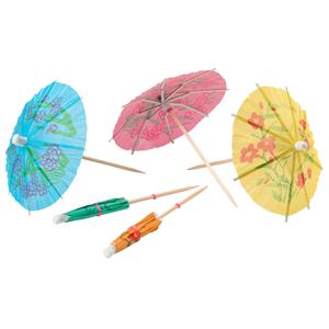 Paper Cocktail Umbrellas 10cm