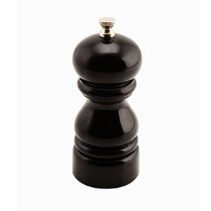 Black Genware Salt Or Pepper Grinders 12.7cm