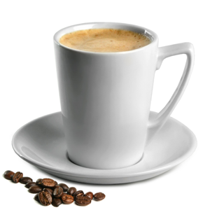 GenWare Angled Latte Mugs &amp; Saucers 12.25oz / 350ml