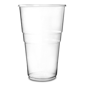 Oxo-Biodegradable Flexy Glasses Pint to Line CE 20oz / 568ml