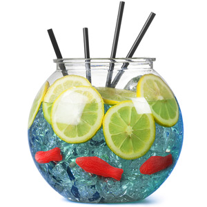 Plastic Cocktail Fish Bowl 105.5oz / 3ltr