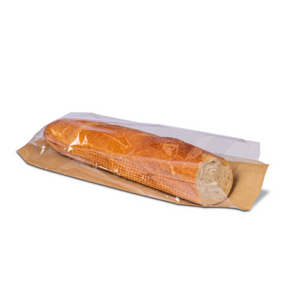 Kraft Film Front Baguette Bags