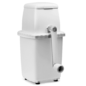 White Plastic Ice Crusher