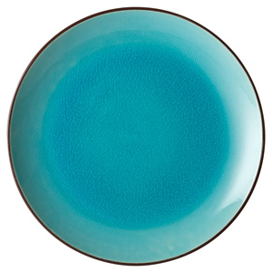 Utopia Soho Coupe Plate Aqua 10inch / 25cm