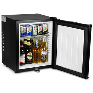 ChillQuiet Silent Mini Bar Fridge 23ltr Black