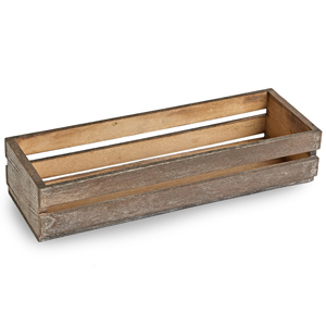 Wooden Food Presentation Crate 25 x 12 x 5cm