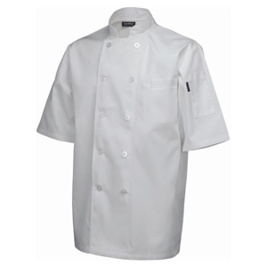 Standard Jacket Short Sleeve White XXL Size