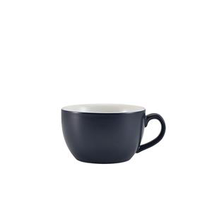 GenWare Porcelain Matt Blue Bowl Shaped Cup 250ml / 8.75oz