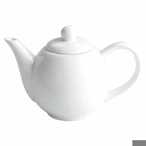 Moonlight Ceramic Tea Pot White 13oz / 370ml